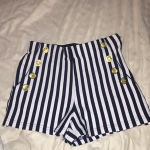 Forever 21 striped shorts